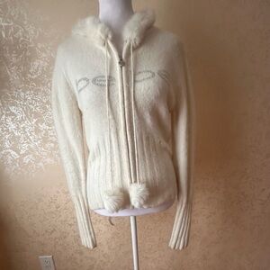 Bebe Cream Knit Sweater